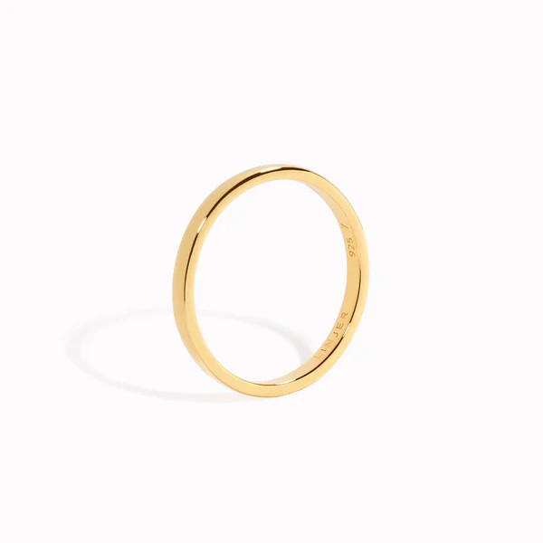 Gold Stacking Ring - Nina | Linjer