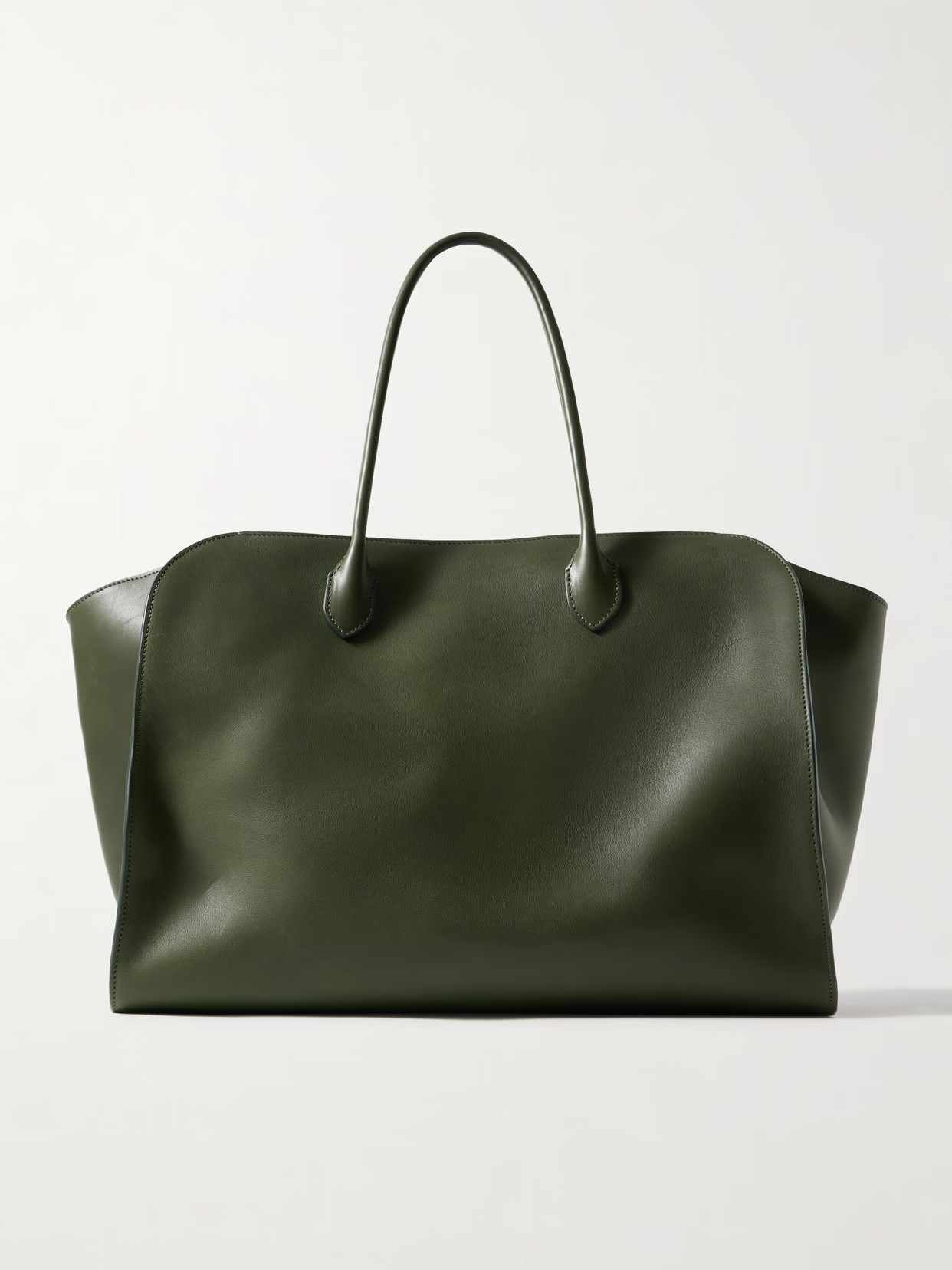The Row - Marlo Leather Tote - Green - One size | NET-A-PORTER APAC