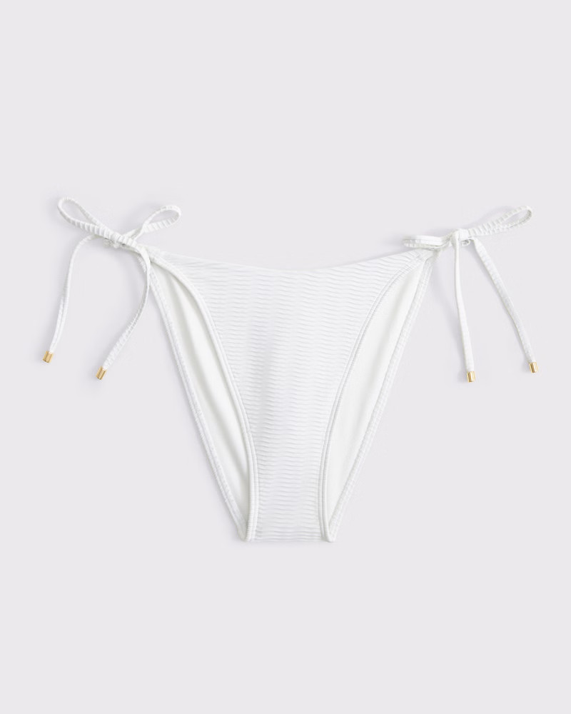 Women's Low Rise Tie-Side Cheeky Bottom | Women's Swimwear | Abercrombie.com | Abercrombie & Fitch (US)