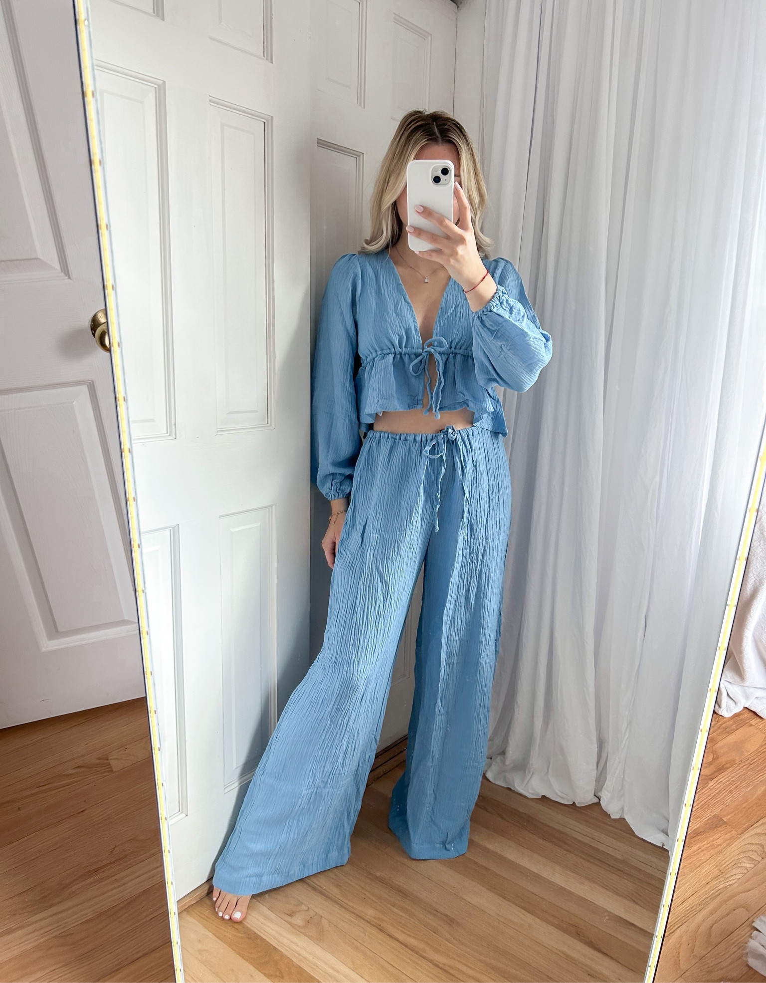 Happy Saturday loves 💙 Do we think this is an appropriate airport outfit? Maybe just the pants and a sweatshirt?✈️ 

#ootd #revolve #revolveme #ltk #outfitblogger #outfitoftheday #outfitinspo #outfitpost #outfits #vintedfrance #outfitinspiration #outfitideas #outfitgoals #fashionlovers #frenchvibes #styl #style #styleinspo #discoverunder10k #frenchstyle #fashionable #ootdsituation #styleblogger #womenwithstyle #springfashion #summerfashion #eurosummer #european #polishgirl #traveloutfit 

#LTKstyletip #LTKtravel #LTKunder100