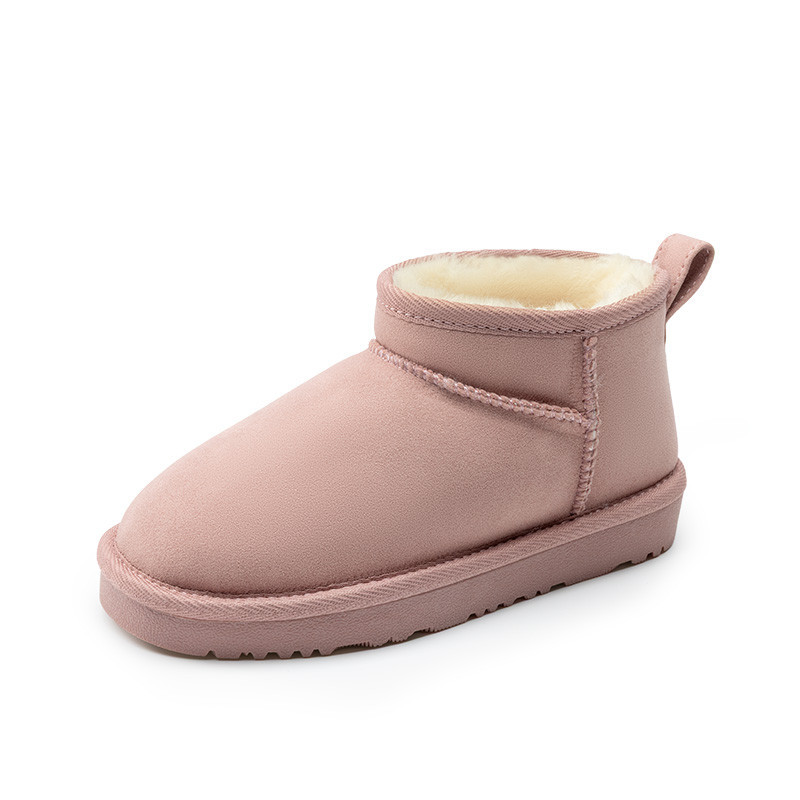 DREAM PAIRS Kids Cozy Faux Suede Winter Boots | AllSwift