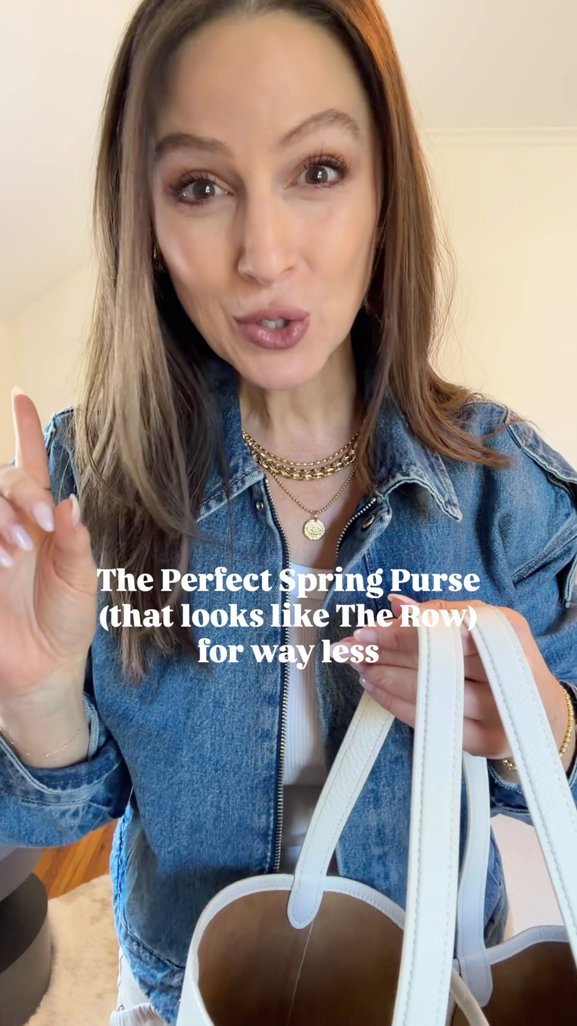 This bag looks exactly like The Row — genuine leather — SO good and perfect for spring and summer 🤍

#LTKOver40