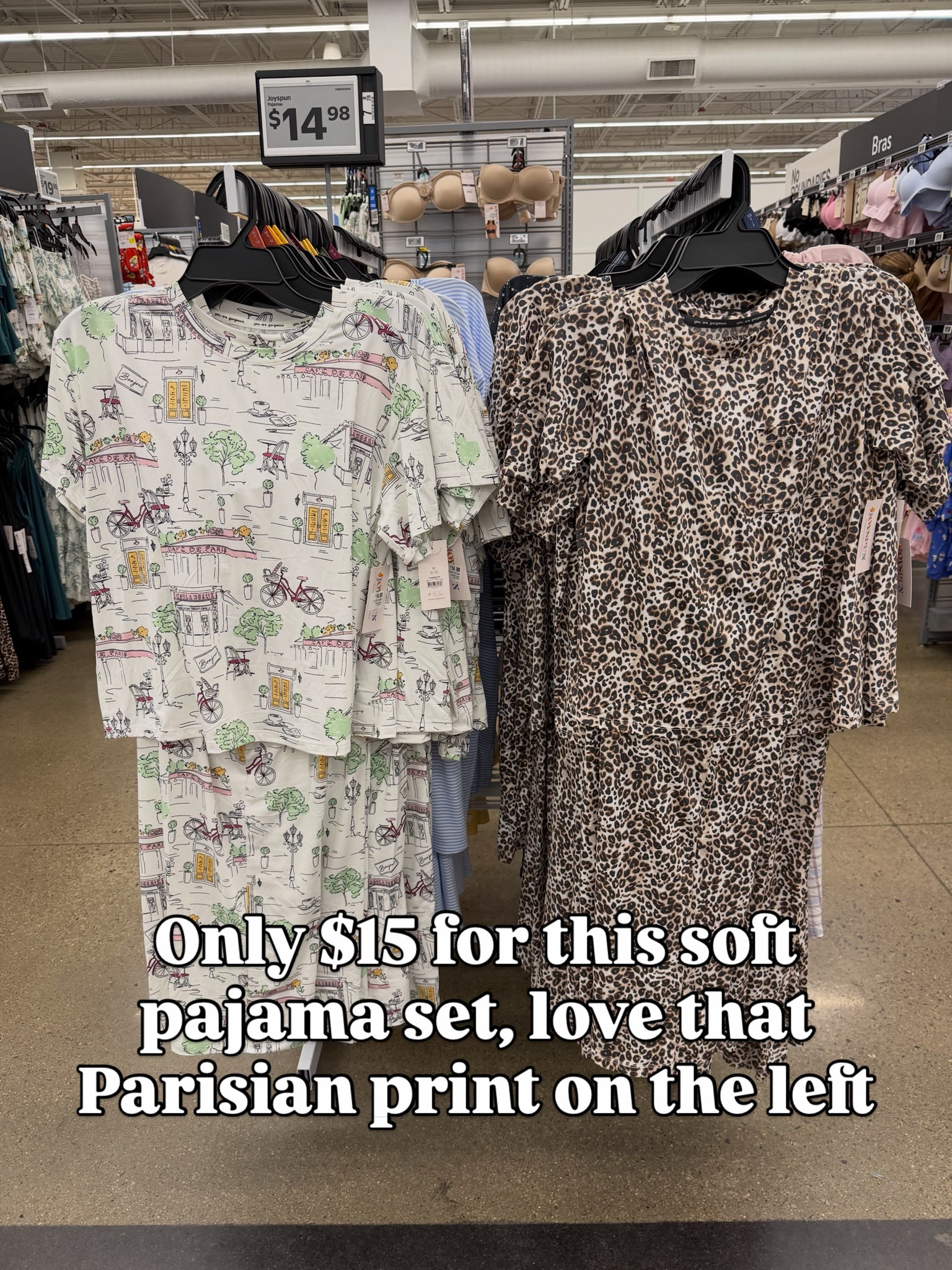 Walmart needs to stop coming out with cute pajamas, I can’t resist these! Fit is tts, I’m a small. #walmartfashion