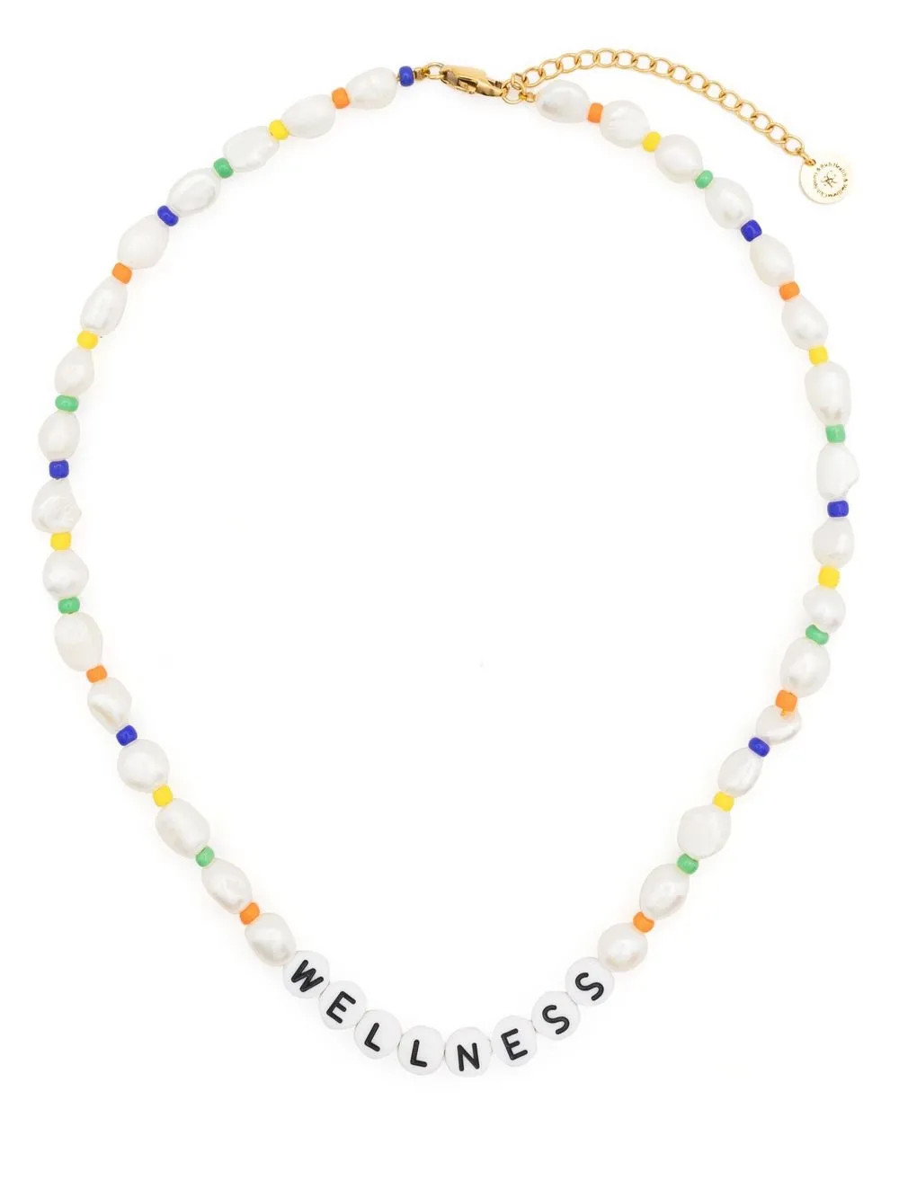 Sporty & Rich Wellness Pearl/Bead Necklace | White | FARFETCH | Farfetch Global