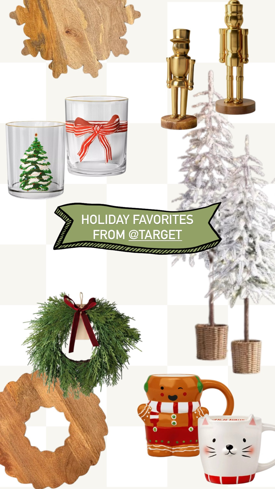 Favorite holiday finds from Target! These bow glasses are only $3 and high sellout risk ☃️🎄

#LTKHoliday #LTKHome #LTKSeasonal