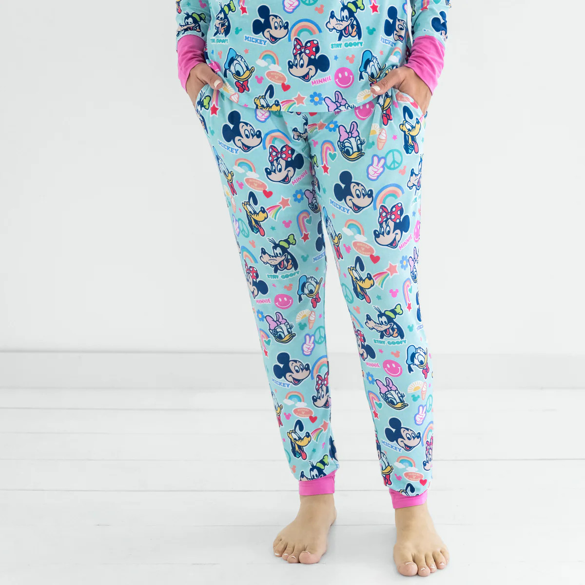 Pink Disney Mickey's Clubhouse Women's Pajama Pants | Little Sleepies