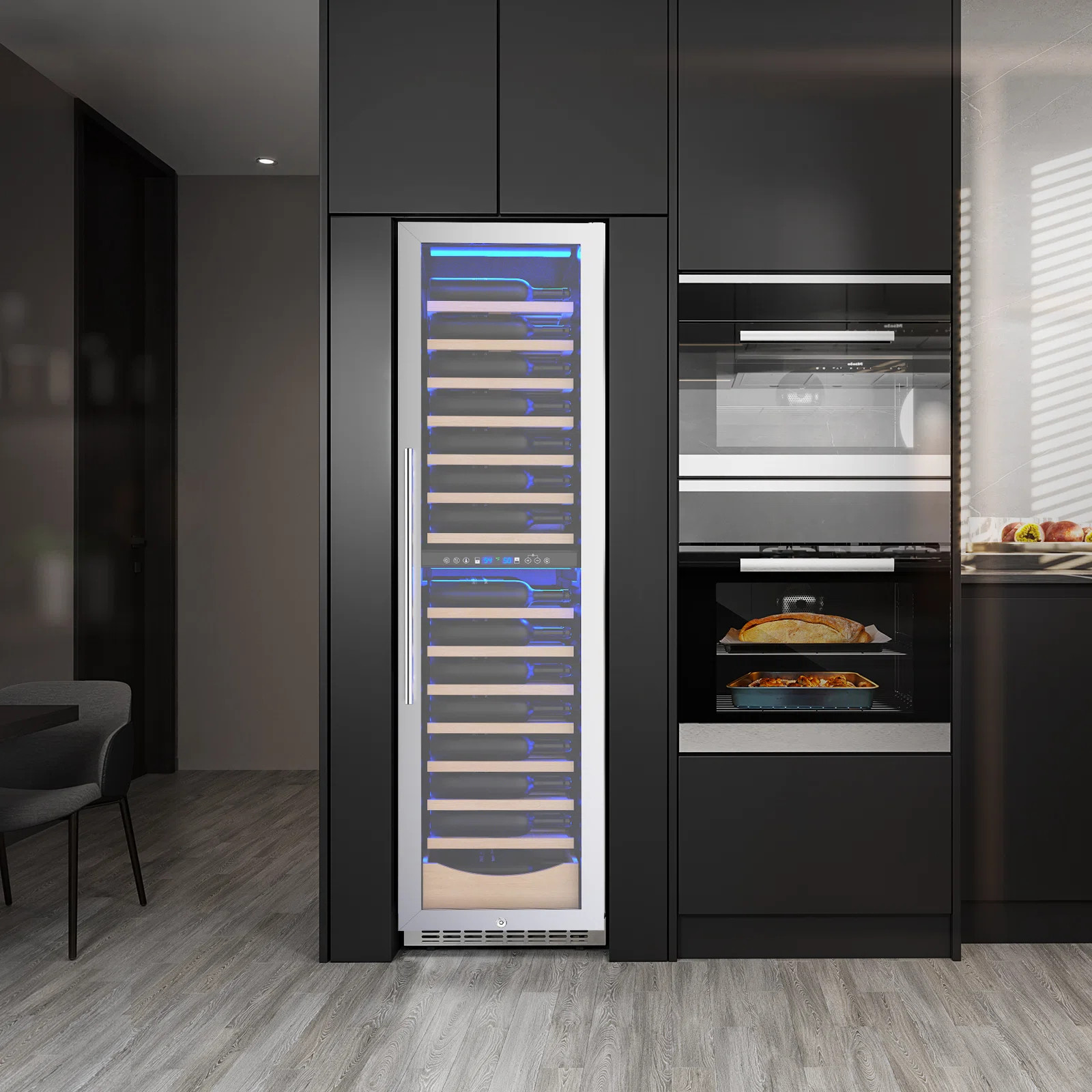 18" 111 Bottles Dual Zone  Built-in/Freestanding Wine and Beverage Refrigerator | Wayfair North America