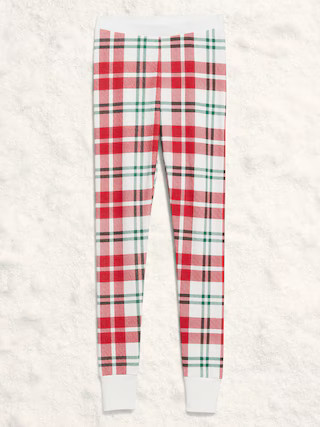 High-Waisted Printed Waffle Pajama Leggings for Women | Old Navy (US)