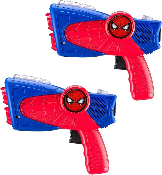 eKids Spiderman Laser-Tag for Kids Infared Lazer-Tag Blasters Lights Up & Vibrates When Hit | Amazon (US)