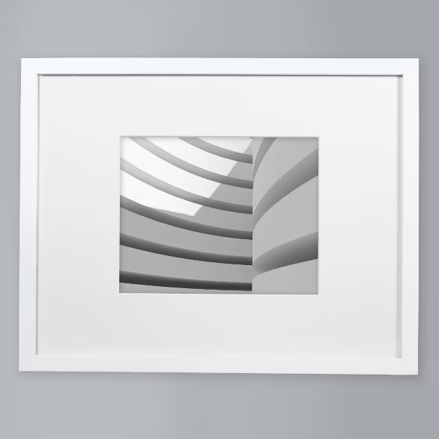 8" x 10" Matted Wood Frame White - Made By Design™ | Target