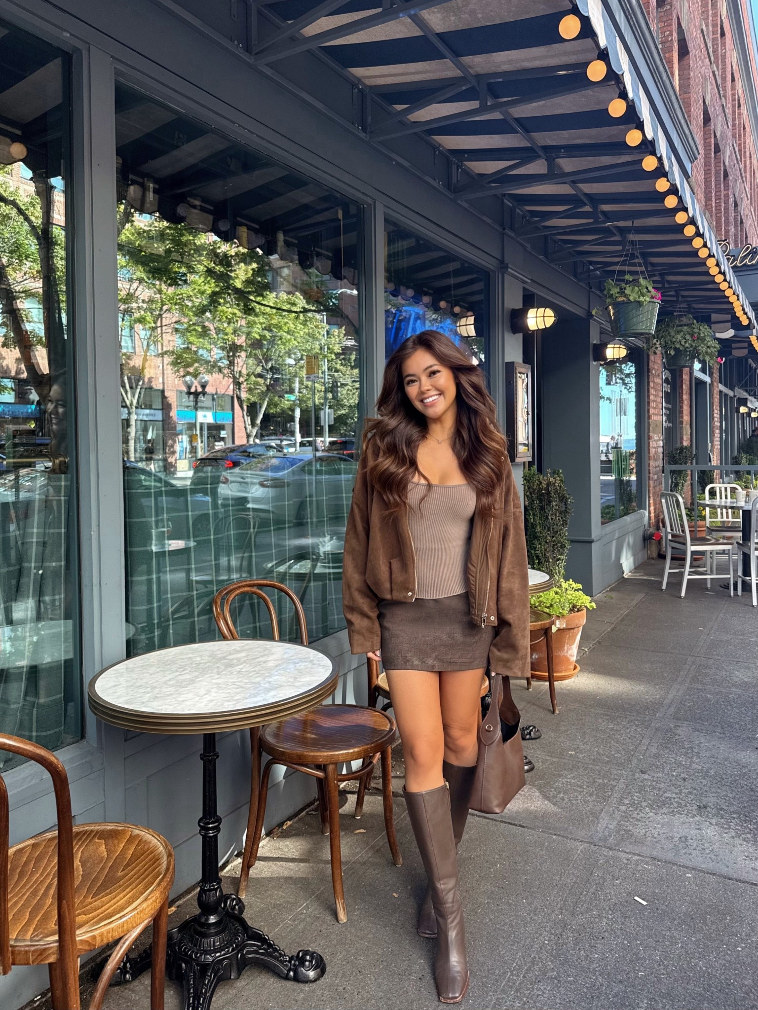 Jacket size S
Skirt size 2
Boots are linked on my shopmy

#LTKSeasonal #LTKPetite