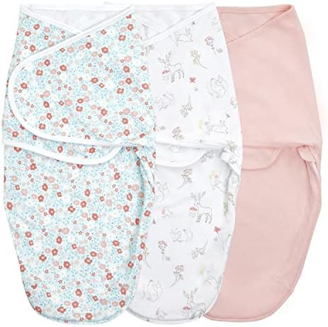 aden + anais Essentials Easy Wrap Swaddle, Cotton Knit Baby Wrap, Newborn Wearable Swaddle Sleep ... | Amazon (US)