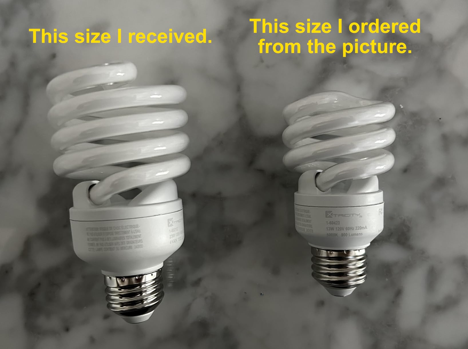 Xtricity Compact Fluorescent Light Bulbs T2 Spiral, E26 Base, 13W (60W Equivalent), 2700k Soft Wh... | Amazon (US)
