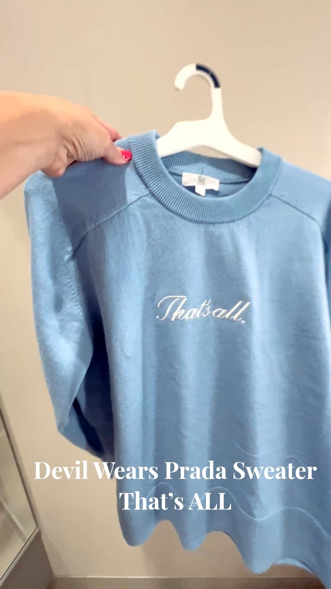 Devil wears Prada sweater! That’s all!

I’m looking forward to the movie sequel 🎥 this summer!

Such a cute sweater TARGET!!

#LTKSeasonal #LTKOver40 #LTKU #LTKTravel #LTKgrwm #LTKootd #LTKMidsize #LTKActive #LTKWorkwear #LTKvlog