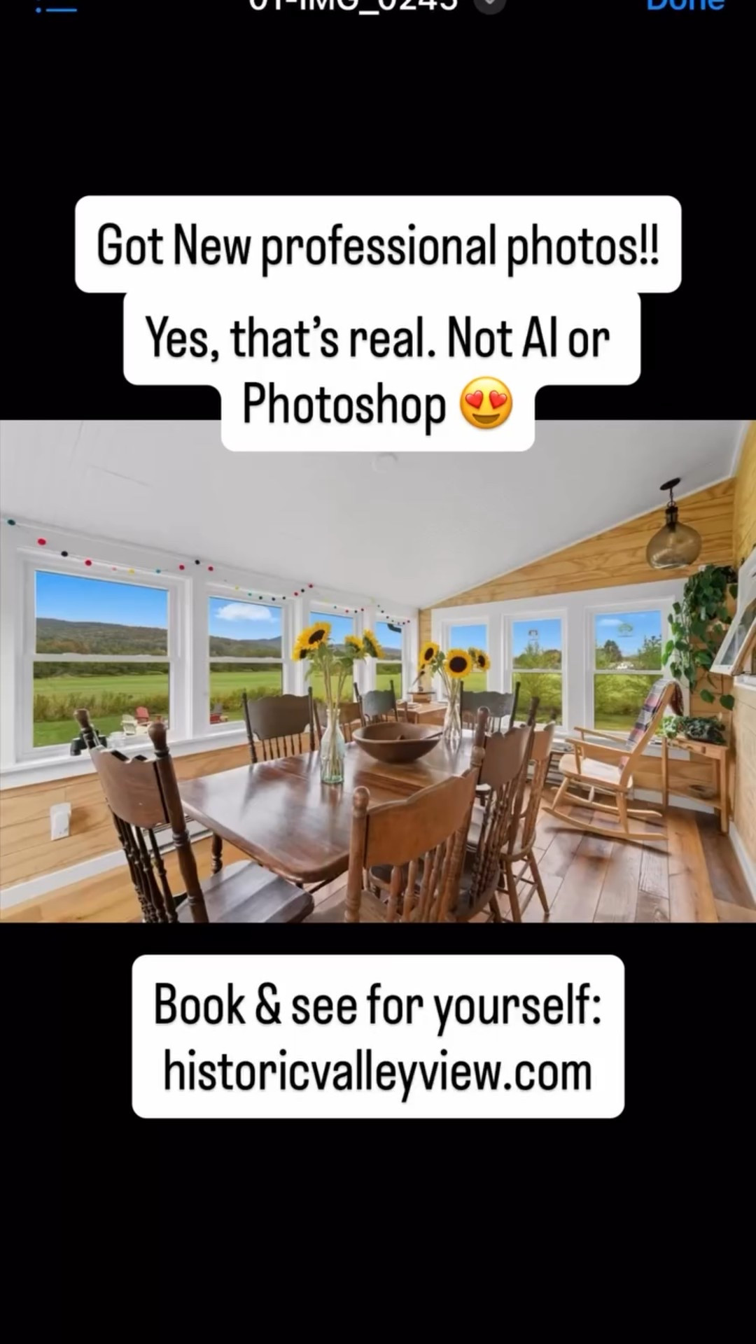 Got new professional, photos done, and, OMG, the view! No AI or Photoshop was used for these photos 😍😍 

I still have dates open in October: Book Your Stay: www.historicvalleyview.com

Like something, you see? Buy it for your place in my LTK store.

#bestview #visitvermont #themadrivervalley #coveredbridgesofvermont 
#travelmoments #traveljournal #luxuryhomes #dreamdestination #cosyhome #uniquehome #travel #travelgram #vacationrentals #vacasa #traveltuesday #travelthursday #traveldestination #familytrip #vacations #myvacasa #airbnb #airbnbsuperhost