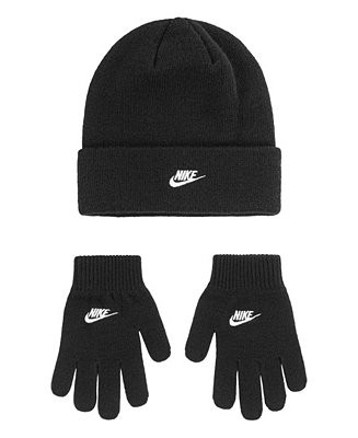 Nike Big Kids 2-Piece Club Beanie and Gloves Set - Macy's | Macy's