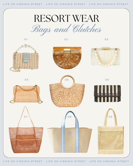 Loving these adorable resort wear bad and clutches! Perfect for a day at the beach or on vacation! I’ve included several price points and budgets.
.
#ltkitbag #ltkfindsunder50 #ltktravel #ltkswim #ltkfindsunder100 #ltksalealert #ltkstyletip

#LTKitbag #LTKSeasonal #LTKfindsunder50