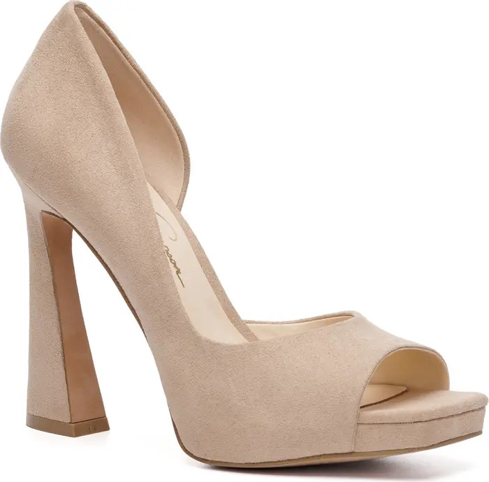 Chirla Half d'Orsay Peep Toe Pump (Women) | Nordstrom