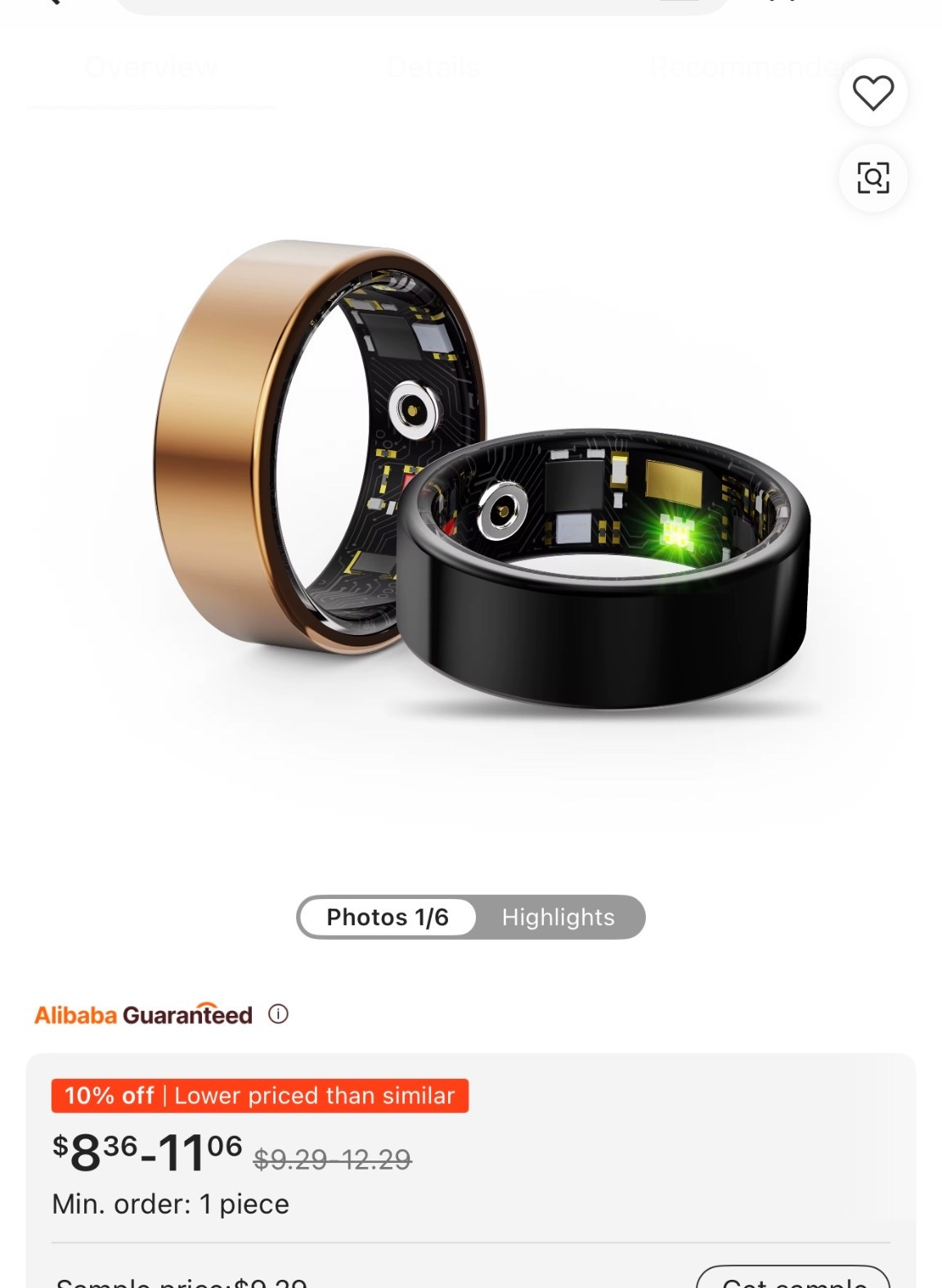 Smart ring- oura dupe alibab $11  

#LTKActive #LTKHome #LTKselfcare