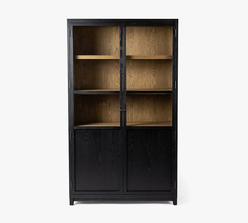 Bryer Half Closed Display Cabinet (48") | Pottery Barn (US)