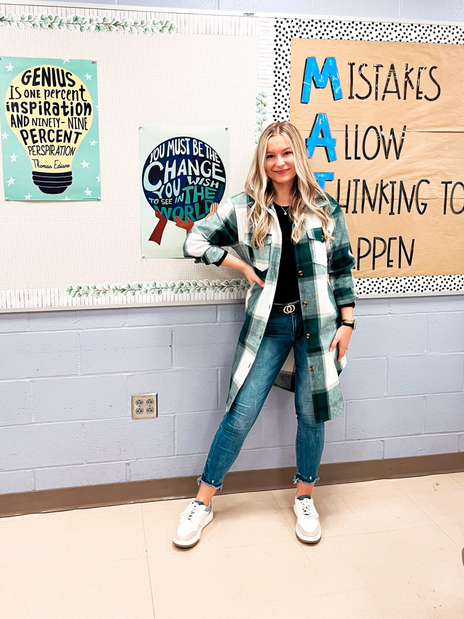 Such a comfy flannel that could also be turned into a dress! I got it in a size medium. 

Jeans are from Charlotte Russe a couple years ago and couldn’t find a link!

#LTKworkwear #LTKfit #LTKstyletip