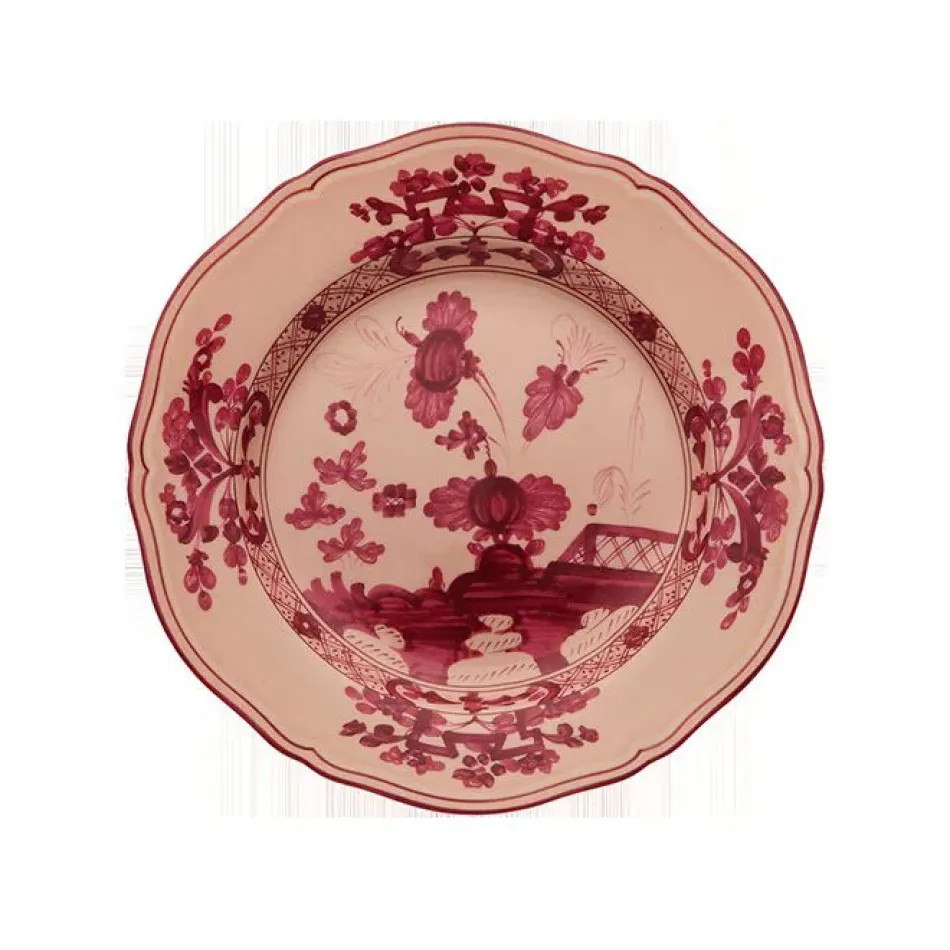 Oriente Italiano Vermiglio Flat Dessert Plate 8 1/4 in | Gracious Style