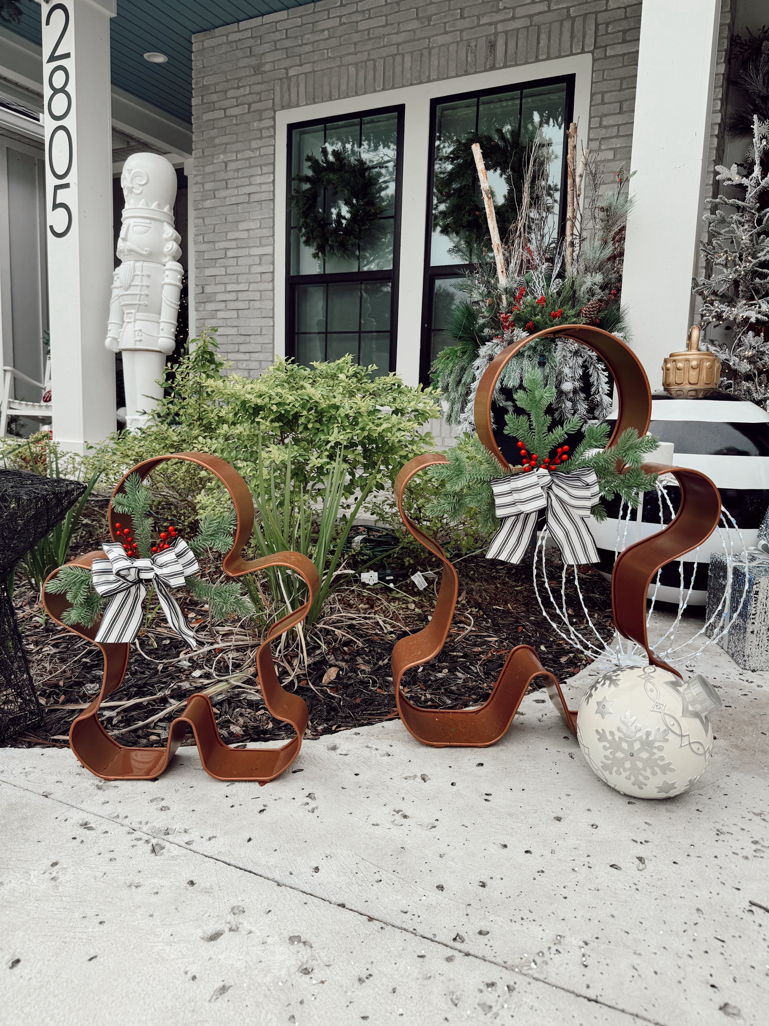 Added these fun gingerbread men (trio) to our front porch Christmas decor! They come in two colors! Check them out here, before they sell out! 

#gingerbread #homedecor #christmas #home #porch 

#LTKHoliday #LTKSeasonal #LTKhome