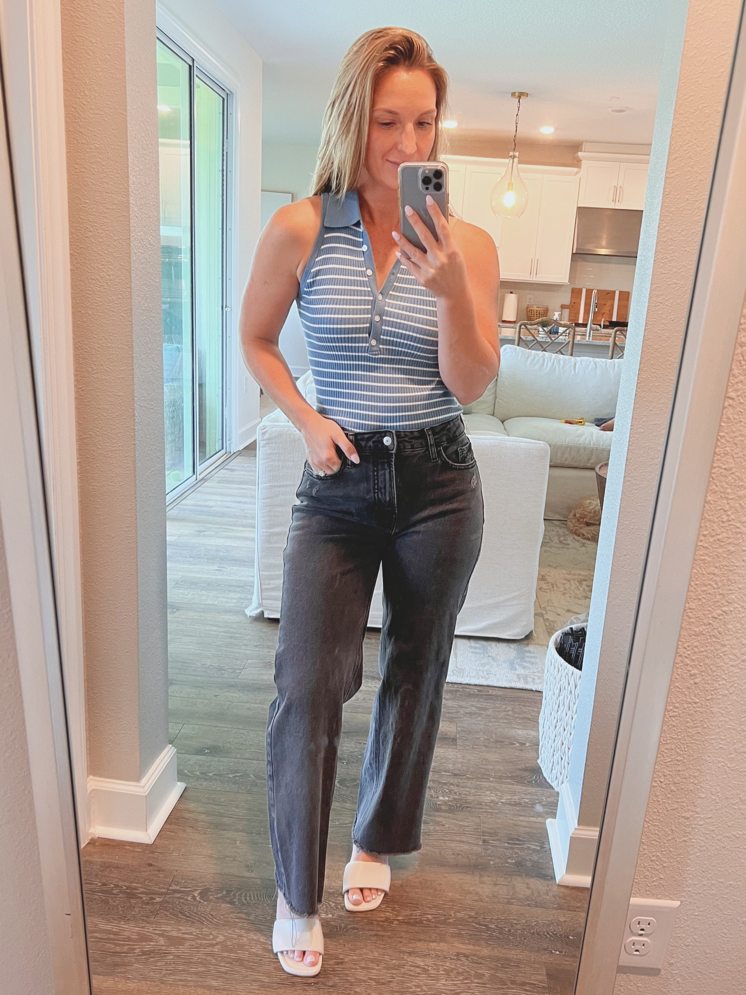 Loft top with old navy denim!

Top in small currently 50% off 



#LTKfamily #LTKunder50 #LTKfit