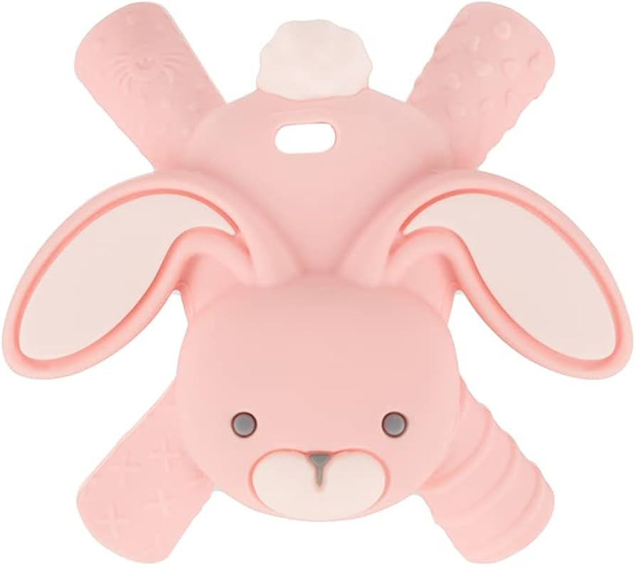 Itzy Ritzy - Ritzy Teether for Molars - Massages Sore Gums & Reaches Back Molars - Silicone Baby ... | Amazon (US)