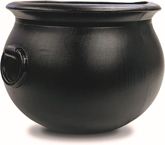 Union Products Black 16 Inch Spooky Witch Cauldron for Indoor and Outdoor Halloween Decoration an... | Amazon (US)