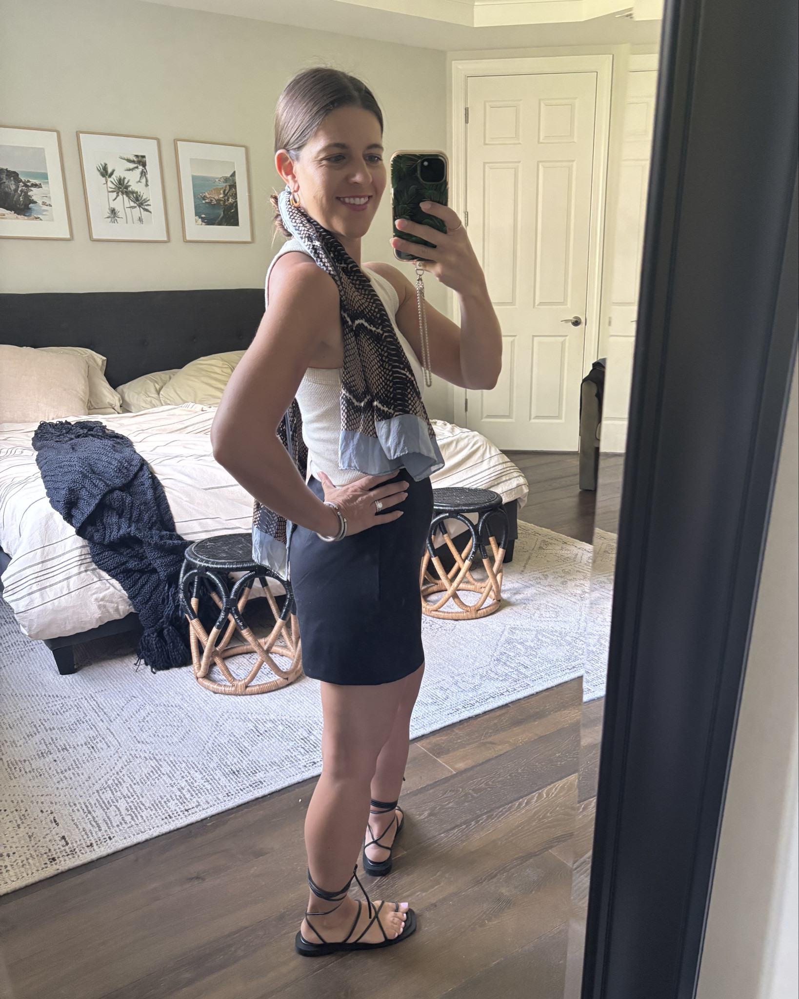 Mom outfits for summer. Love this Abercrombie skort to elevate as casual look for running around  

#LTKStyleTip #LTKFindsUnder100