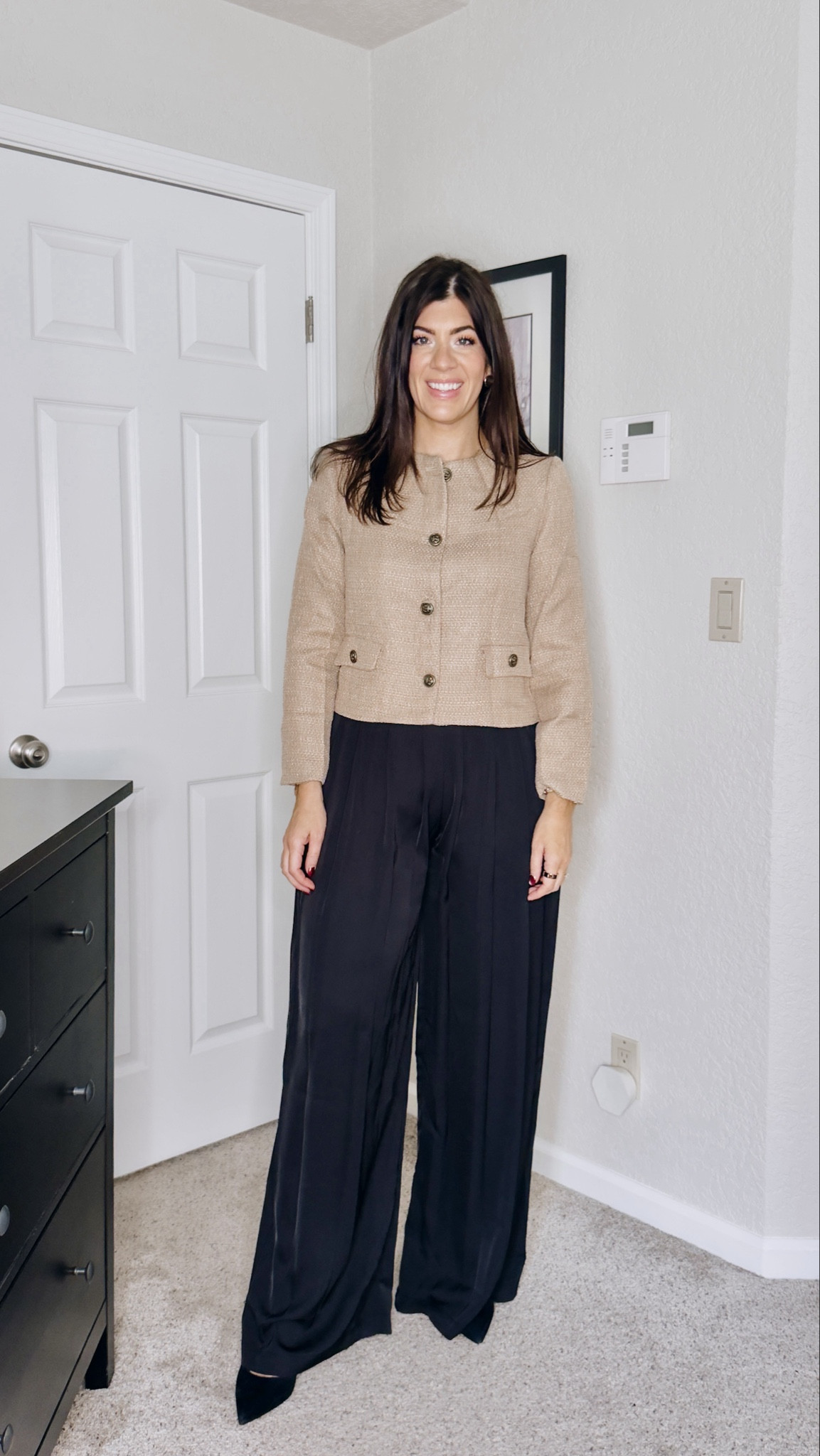 Workwear under $50!
Medium tweed jacket
Similar pants added-in a large 

#LTKMidsize #LTKWorkwear #LTKTall