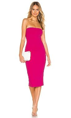 superdown Lilian Strapless Dress in Hot Pink from Revolve.com | Revolve Clothing (Global)