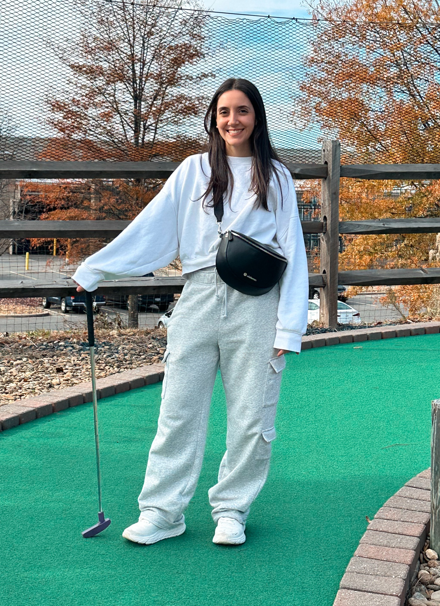 Went mini golfing with the coziest outfit ever! 

#minigolf #cozyfit #cozyoutfit #falloutfit #walmartoutfit #targetstyle #lululemon #hoka 

#LTKHoliday #LTKGiftGuide #LTKStyleTip