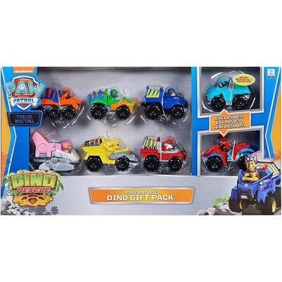 PAW Patrol, True Metal Dino Rescue Gift Pack of 8 Collectible Die-Cast Vehicles, 1:55 Scale | Target