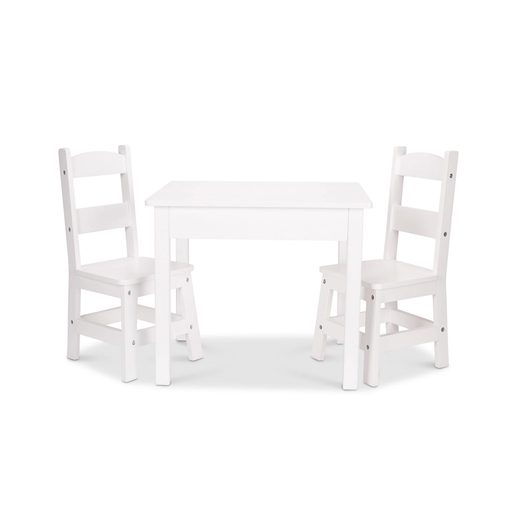 Melissa & Doug White Wooden Table & Chairs Set | Kohl's
