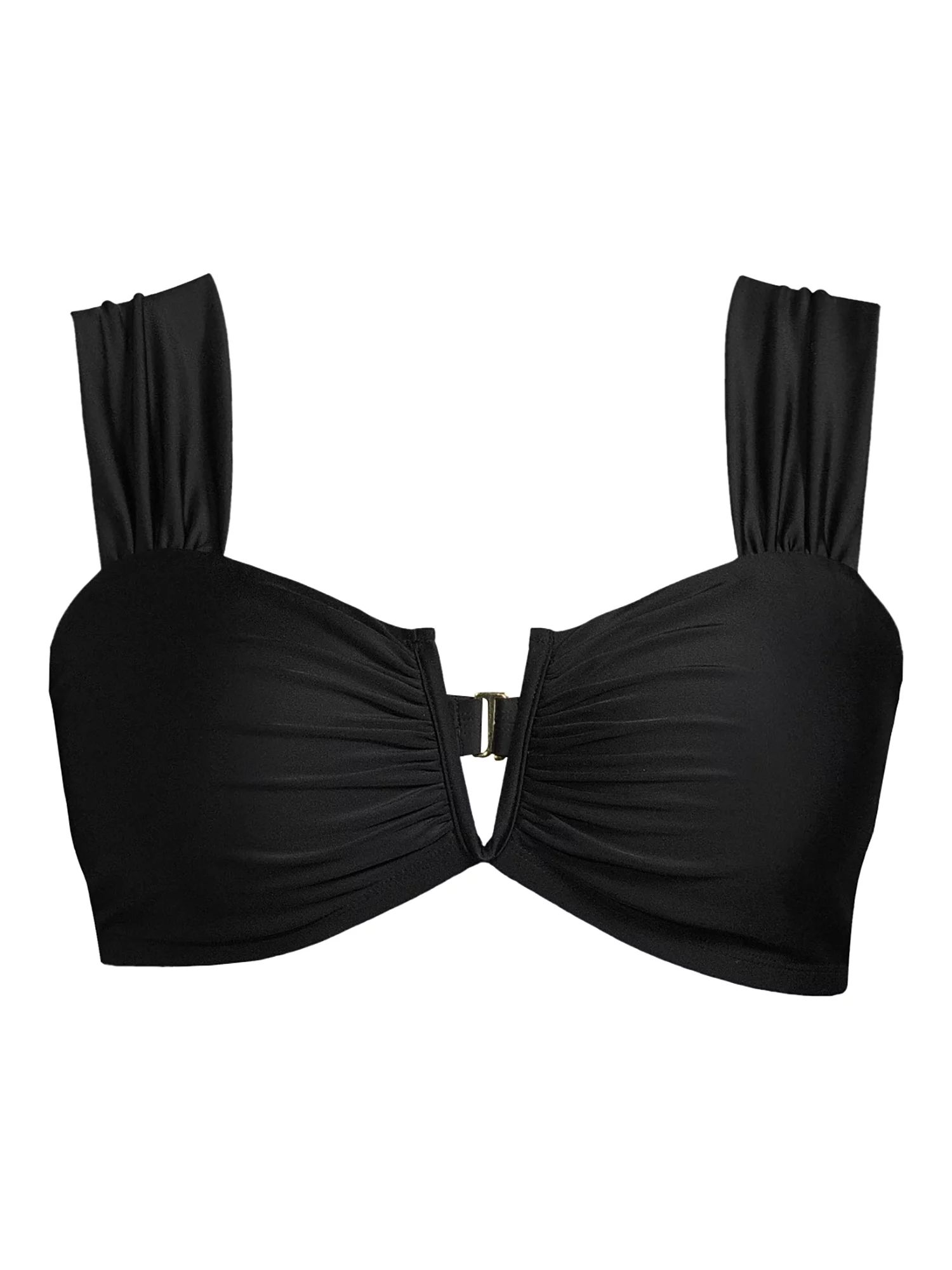 Time and Tru Women’s and Women's Plus V-Wire Bikini Top | Walmart (US)