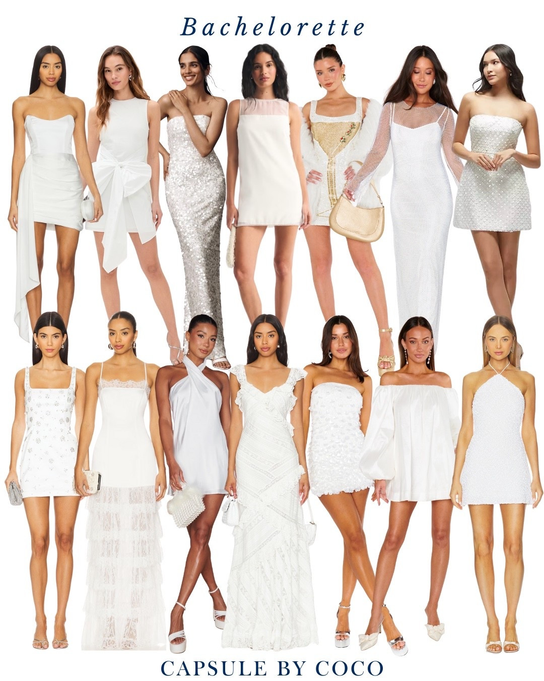 BACHELORETTE LOOKS 💍 

Bachelorette party, bachelorette party dress, bachelorette party dresses, bachelorette party inspo, bachelorette party inspiration, bridal wardrobe, white dress, white dresses, engagement pictures, formal white dress, formal white dresses, bride, bride to be, 2026 bride, 2026 brides, 2026 wedding, 2027 bride, 2027 brides, 2027 wedding, engagement look, engagement looks, wedding dress, wedding dresses, engagement party, bridesmaid luncheon, bridal shower, rehearsal dinner, reception, after party 

#LTKWedding