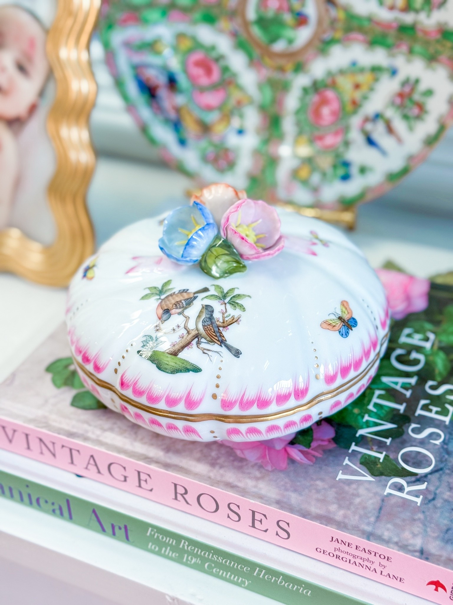 Herend Rothschild bird lidded Bonbonniere  box for 40% off retail!

#LTKMothersDay #LTKHome