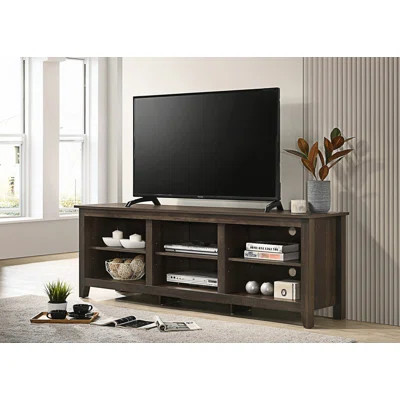 Tv Console Table, TV Stand With Open Shelves And Cable Management | Wayfair North America
