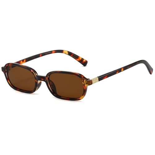 Verfimaci Trendy Rectangle Sunglasses for Women Men,Retro Driving Vintage Small Square Sun Glasse... | Amazon (US)