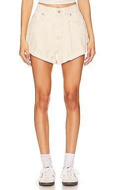 Free People x We The Free Danni Short in Ecru from Revolve.com | Revolve Clothing (Global)