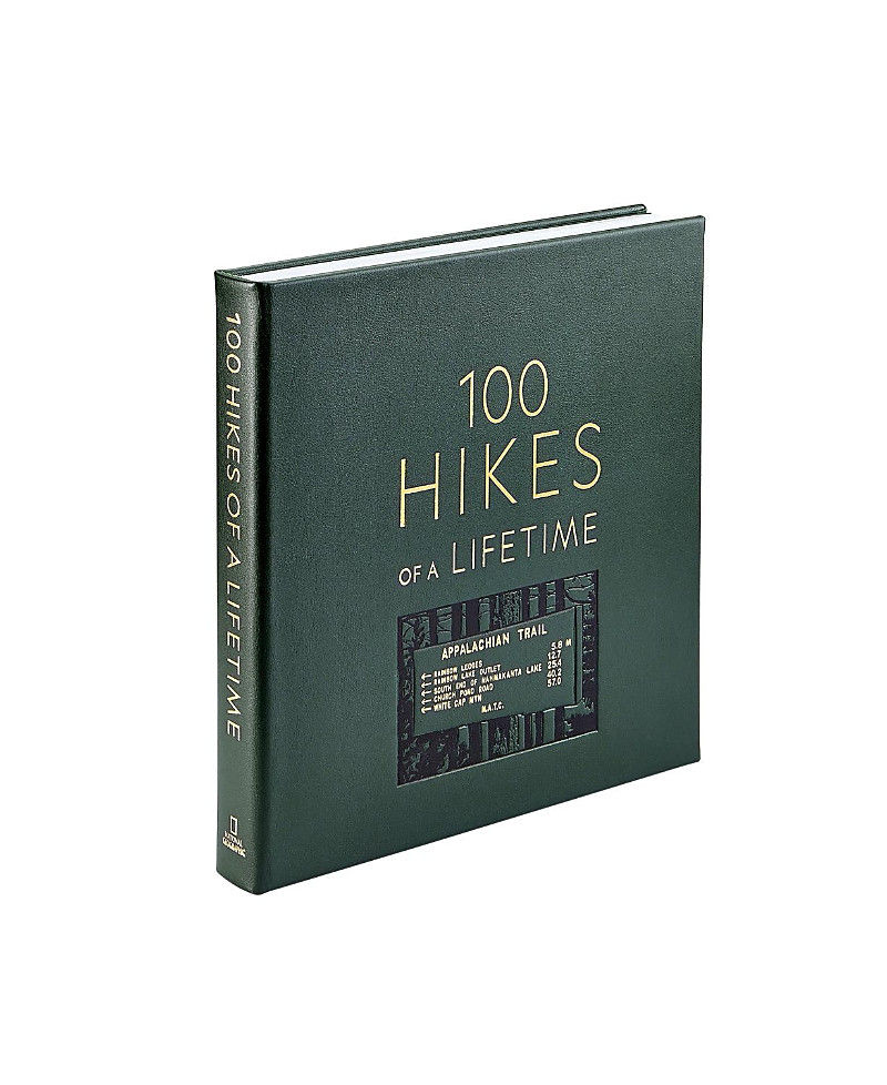 Graphic Image 100 Hikes of a Lifetime Leather Bound Book | Bloomingdale's (US)