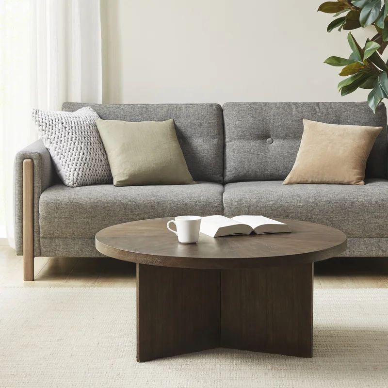 Martha Stewart Sadie Walnut Wood Coffee Table | Wayfair North America