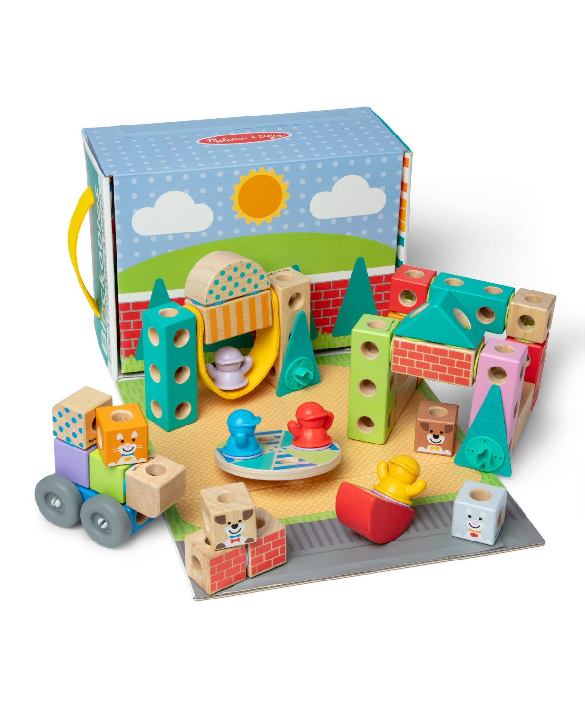 Melissa and Doug Blockables Town Play Set - Multi-color | Macy's