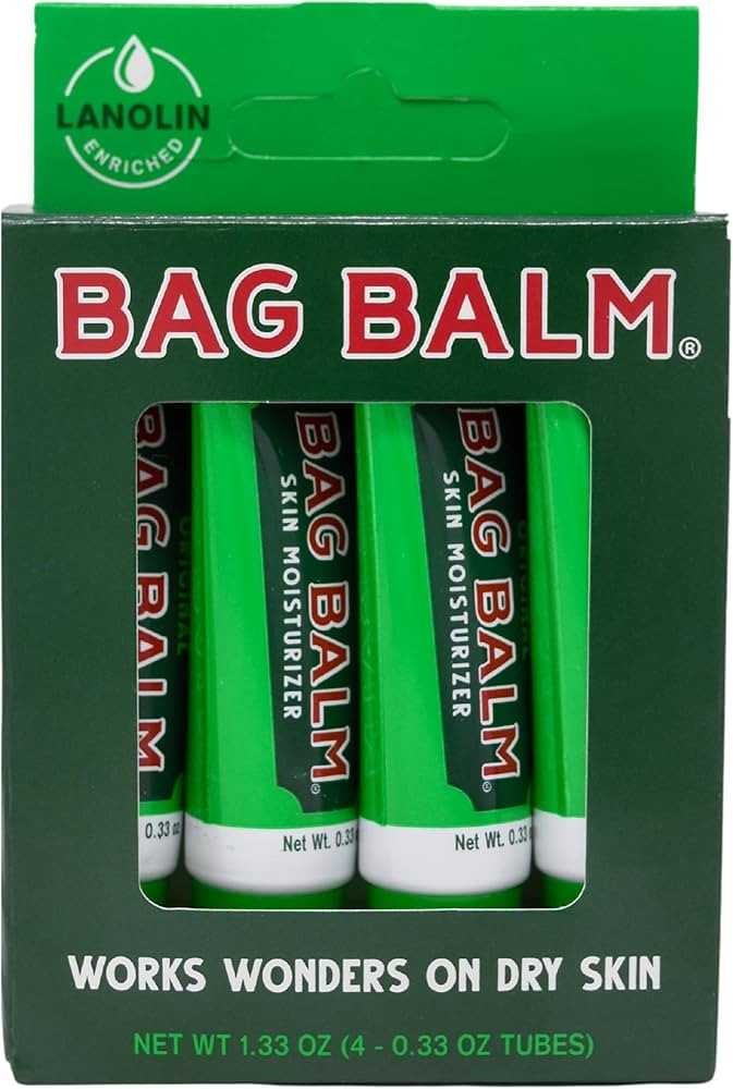 Bag Balm Original Skin Moisturizer Gift Box - 0.33oz, 4 Pack of Lip Balm Tubes | Amazon (US)