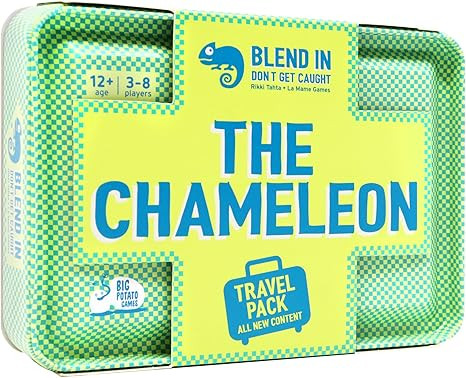 The Chameleon Travel: The Award-Winning Spot-The-Imposter Board Game in a Travel Friendly Tin wit... | Amazon (US)