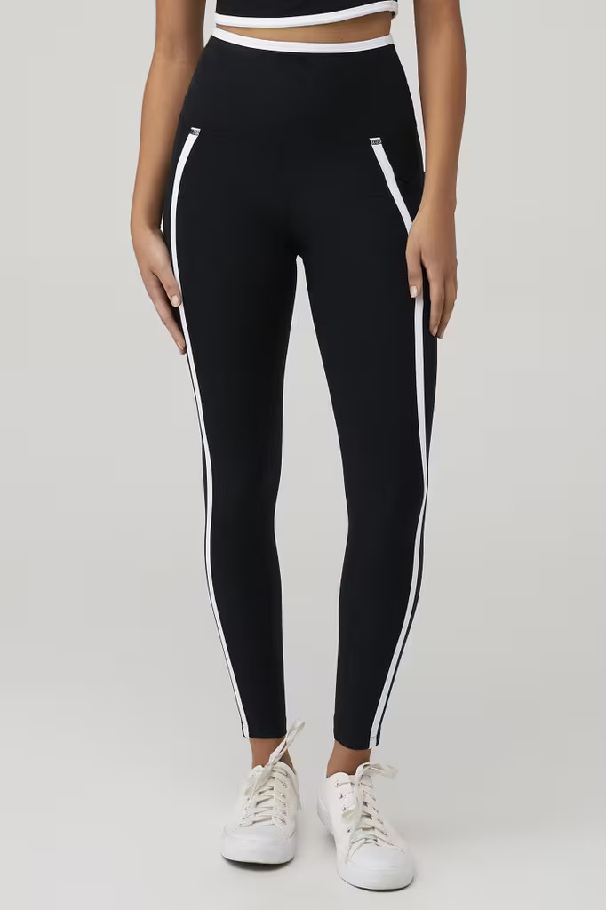 SPACEDYE NEW MOVES HIGH WAISTED MIDI LEGGING | FashionPass