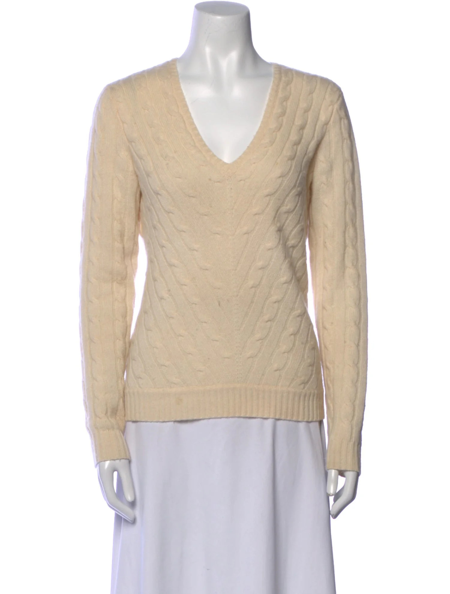 Cashmere V-Neck Sweater | The RealReal