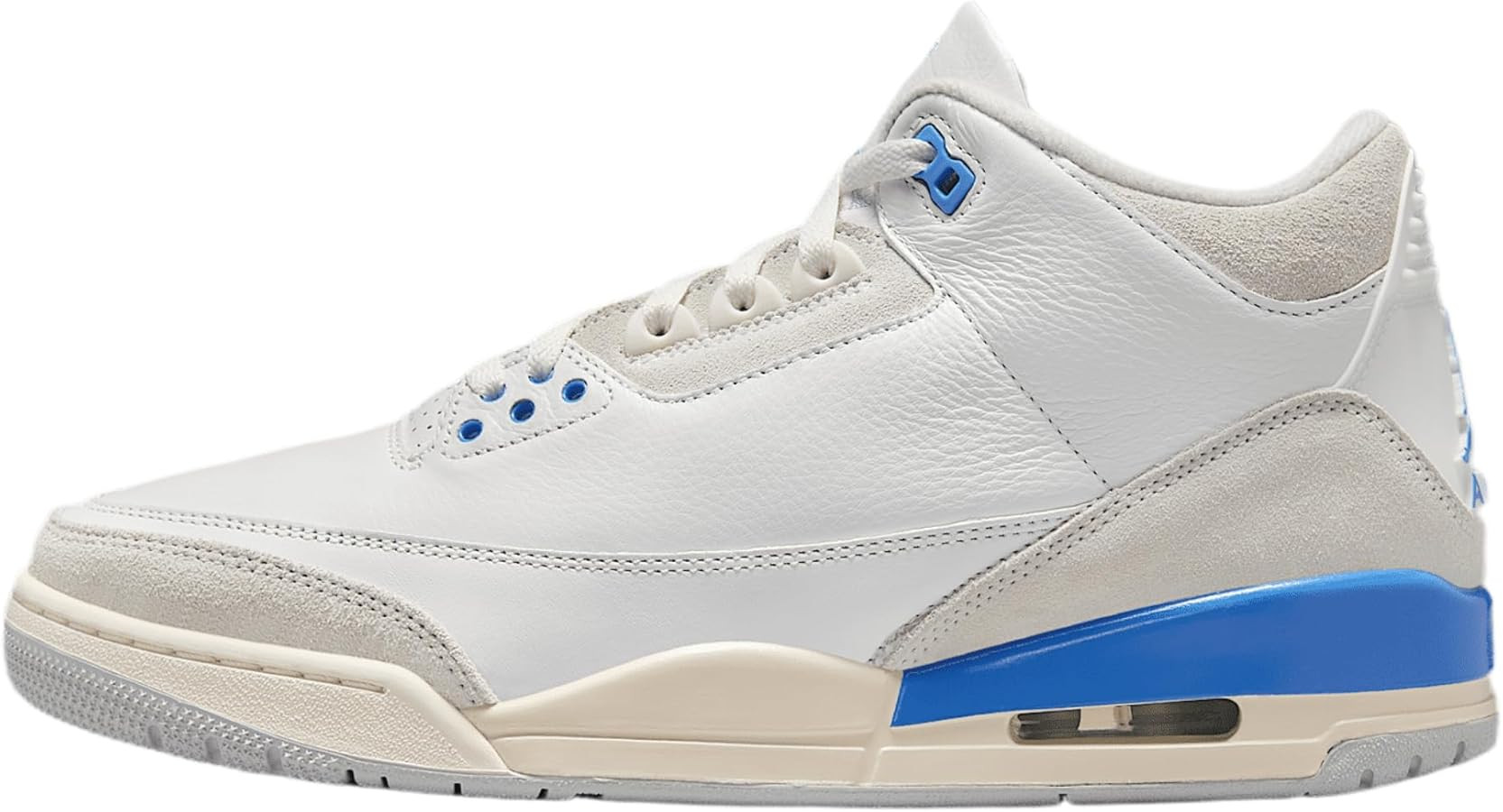 Air Jordan 3 Retro Lucky Shorts Men's Shoes (CT8532-101, Summit White/Legend Blue/Photon Dust/Hyd... | Amazon (US)